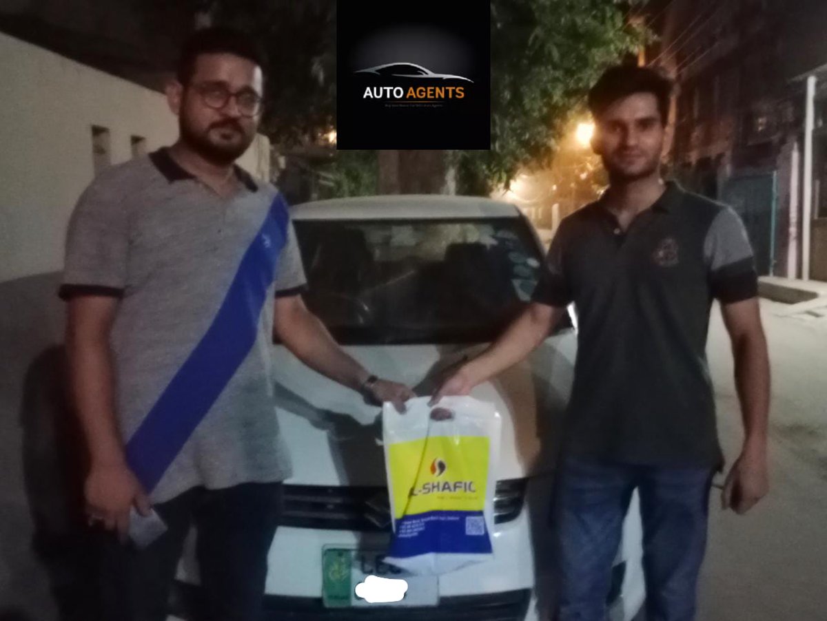 AgentsAuto's tweet photo. Congratulations Mr. Ehtesham for your new ride!
We provide 100% secure &amp; hassle free selling &amp; buying services of cars!

Thanks Mr. Hassan Shehzad for avail our:
#SellForYou Service (SFU)
Call us on: 0344-1042043

#AutoAgents | #TheAutoGuiders | #Pakistan https://t.co/0WIabUAxko