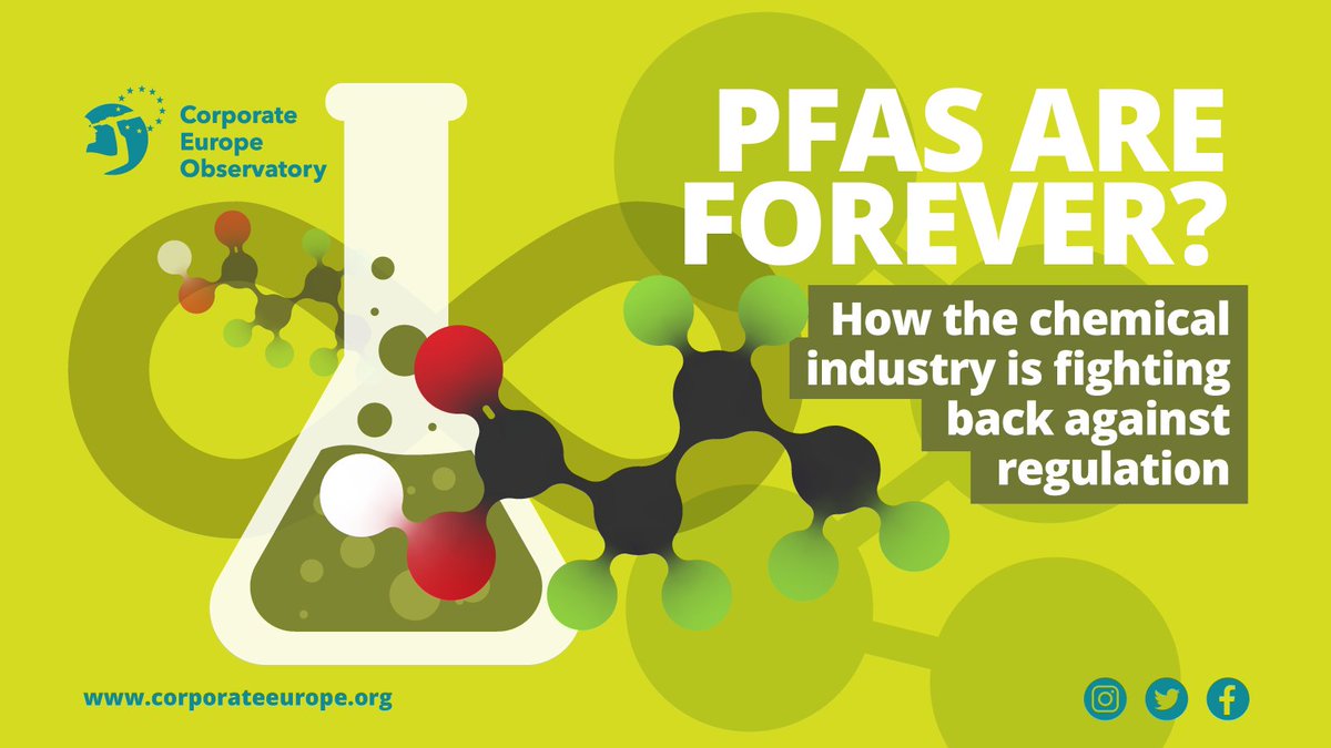 corporateeurope's tweet photo. 1/
Who are the biggest #PFAS polluters?
What are their lobby strategies?
Who are their allies?

Out today: brand new research exposes the #ForeverChemicals lobby as the battle on the proposed ban hots up.

https://t.co/tMjfaVfwv5 https://t.co/TP3jyLqPhD
