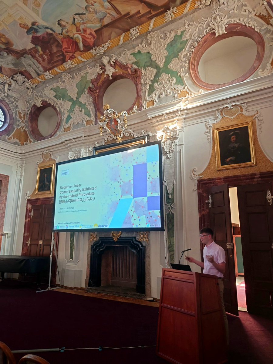 I've had a wonderful time in Prague for the European Conference on Solid State Chemistry, with the highlight being the opportunity to deliver a talk on my latest work in the beautiful Brevnov monastery 💎