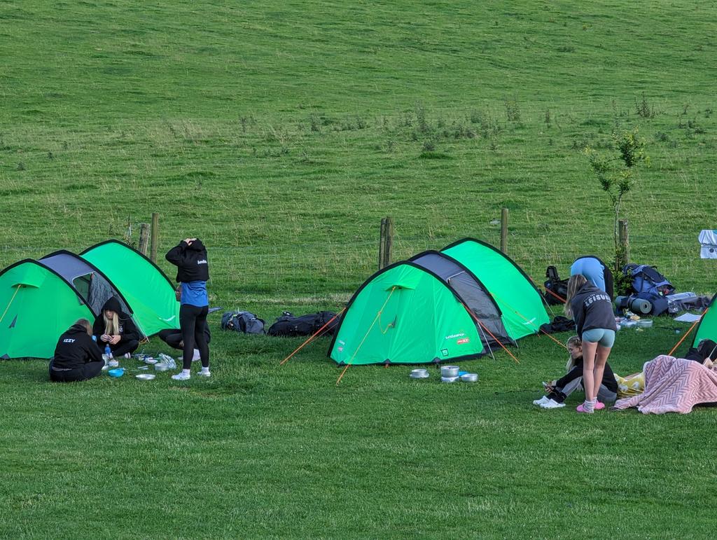 BcsDofe's tweet photo. Settling into camp for our first night.
@BCOldham @CranmerTrust @DofENorth https://t.co/ekCZxfxgRc