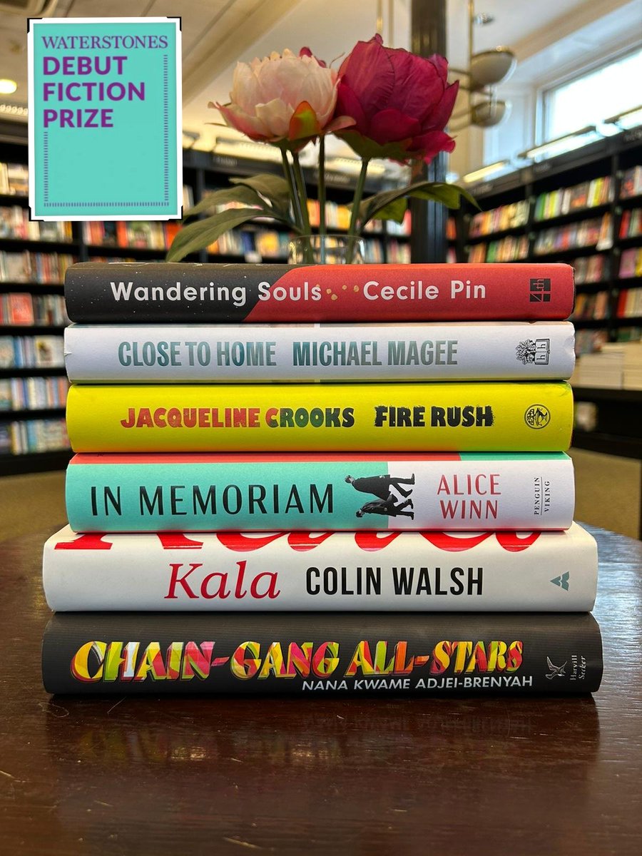 WaterstonesMCR's tweet image. Congratulations to the Waterstones Debut Fiction Prize 2023 shortlist! 6 stunning debuts with something for everyone including historical, thriller and dystopian fiction. All available in our Deansgate store now! Which will have your vote? 
#wdfp #waterstonesdebutfictionprize