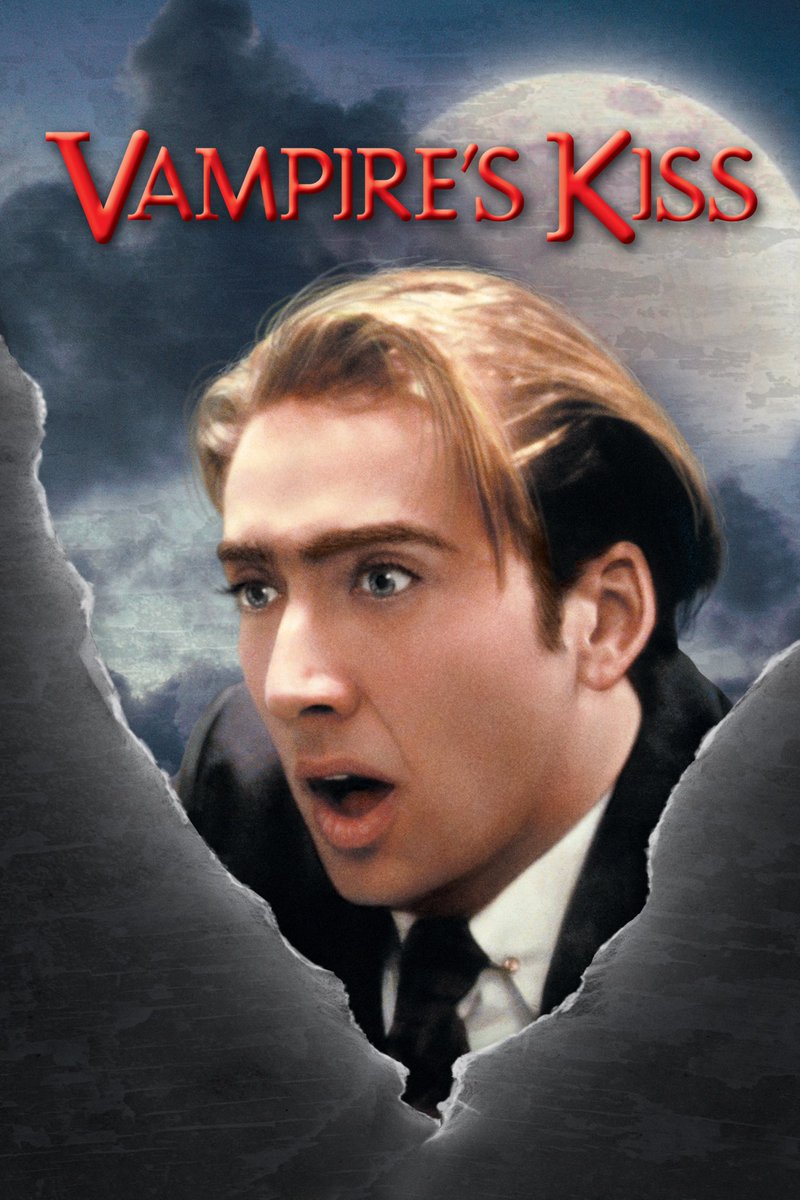 Was watching Vampire's Kiss. It features one of Nicolas Cage’s looniest performances.

#VampiresKiss #RobertBierman #NicolasCage #MaríaConchitaAlonso #JenniferBeals #ElizabethAshley