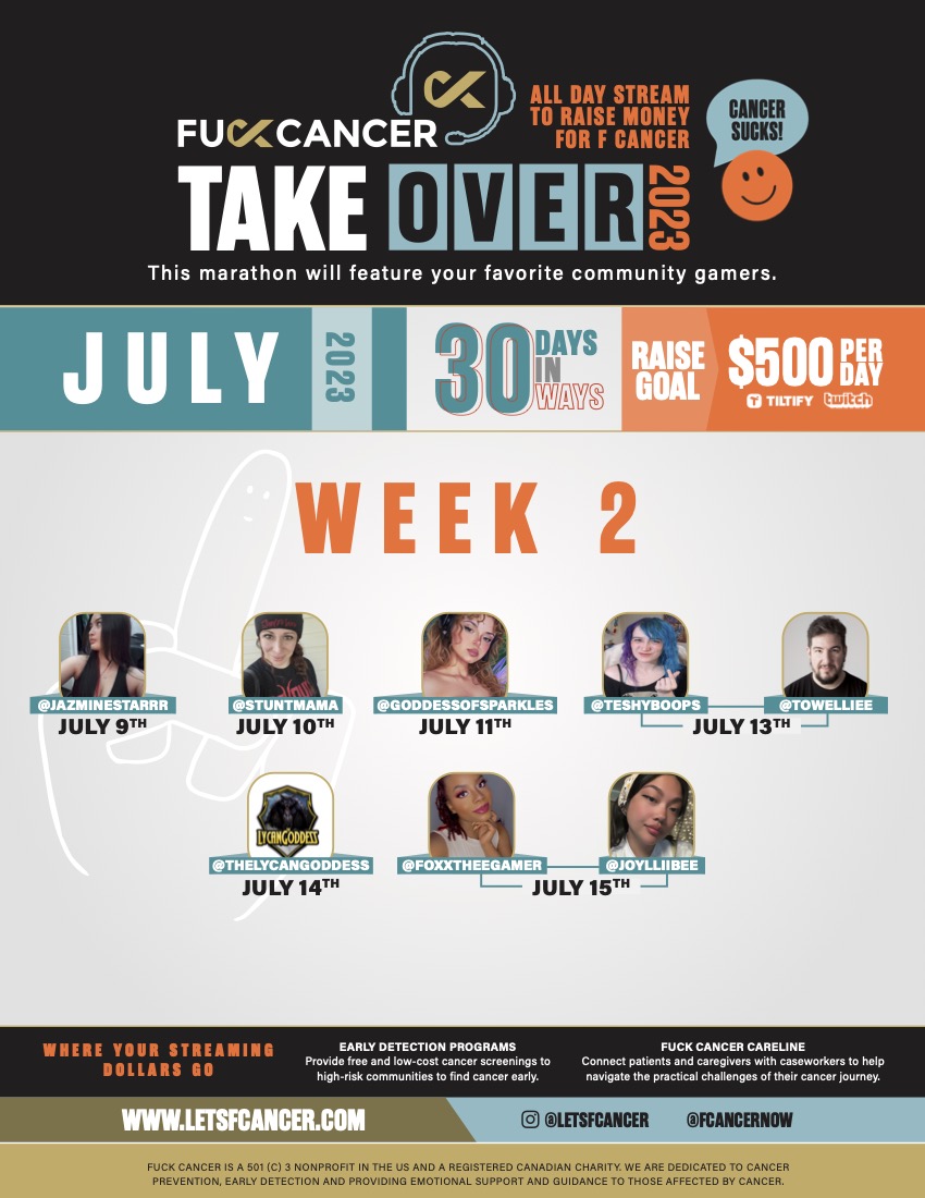 towelthetank's tweet photo. Hammer Squad we are back again this year to say F🎗️CK CANCER! We are raising money for a great cause! Our goal is $10,000 as a stream and I might be eyebrowless by the end of it lol. See you there starting at 6AM PST until Friday 6AM PST! @letsfcancer WE ARE READY https://t.co/lAg27U1UYV