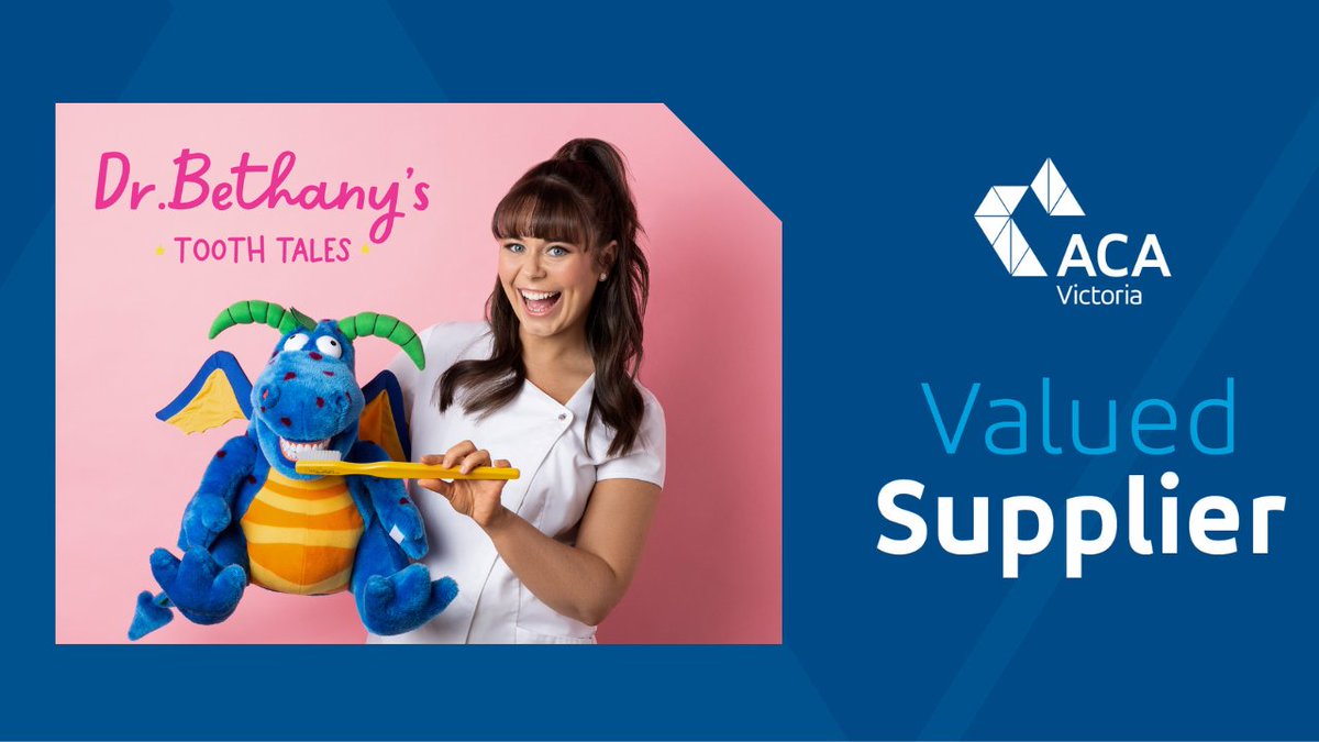 New ACA Victoria valued supplier Dr Bethany’s Tooth Tales offers ACA Victoria members 10% off incursion bookings in Term 4, 2023 &amp; 20 % off online programs for Dental Health Week until the end of 2023! 

Visit 👉drbethanystoothtales.com