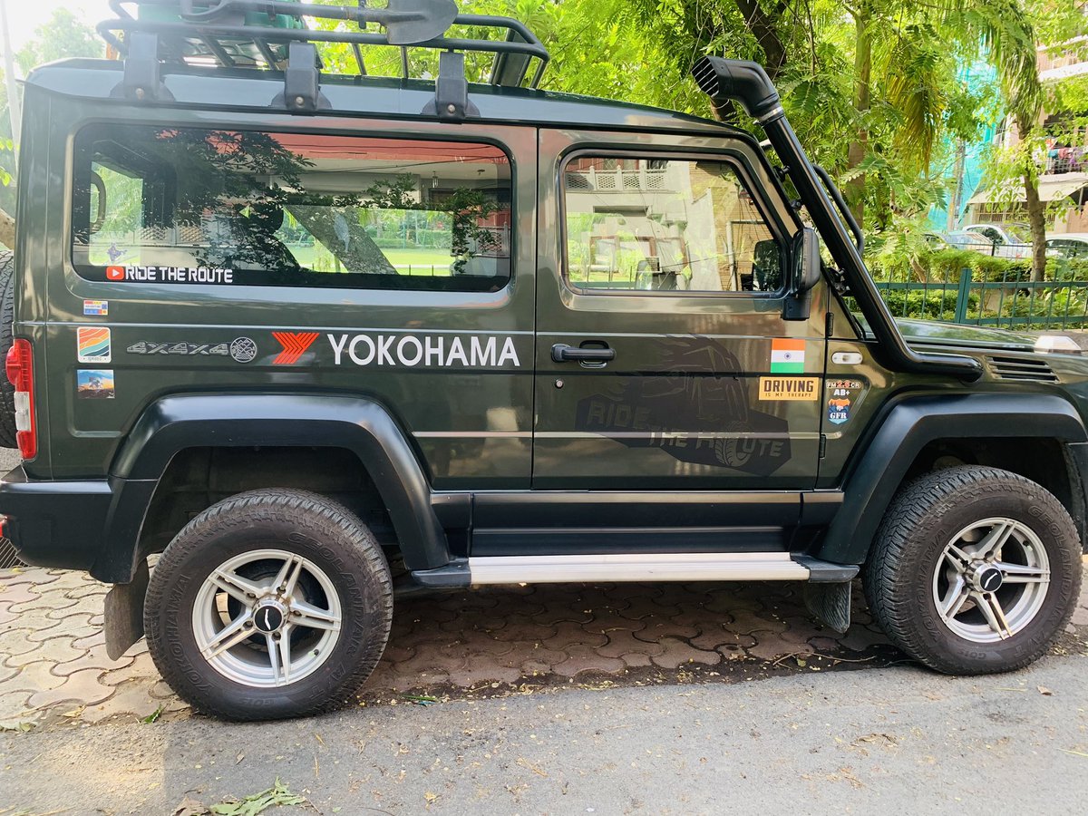 Ridetheroutewi4's tweet photo. @aajtak @ZeeNews @TimesNow @ANI @ABPNews if you want I can volunteer with my SUV 4x4 @ForceGurkha4x4 on the water filled roads of Delhi. It has got the capability to drive in maximum 700mm depth of the water levels. To help the needy people and to cover the ground zero report. https://t.co/NWOUsm2rJH