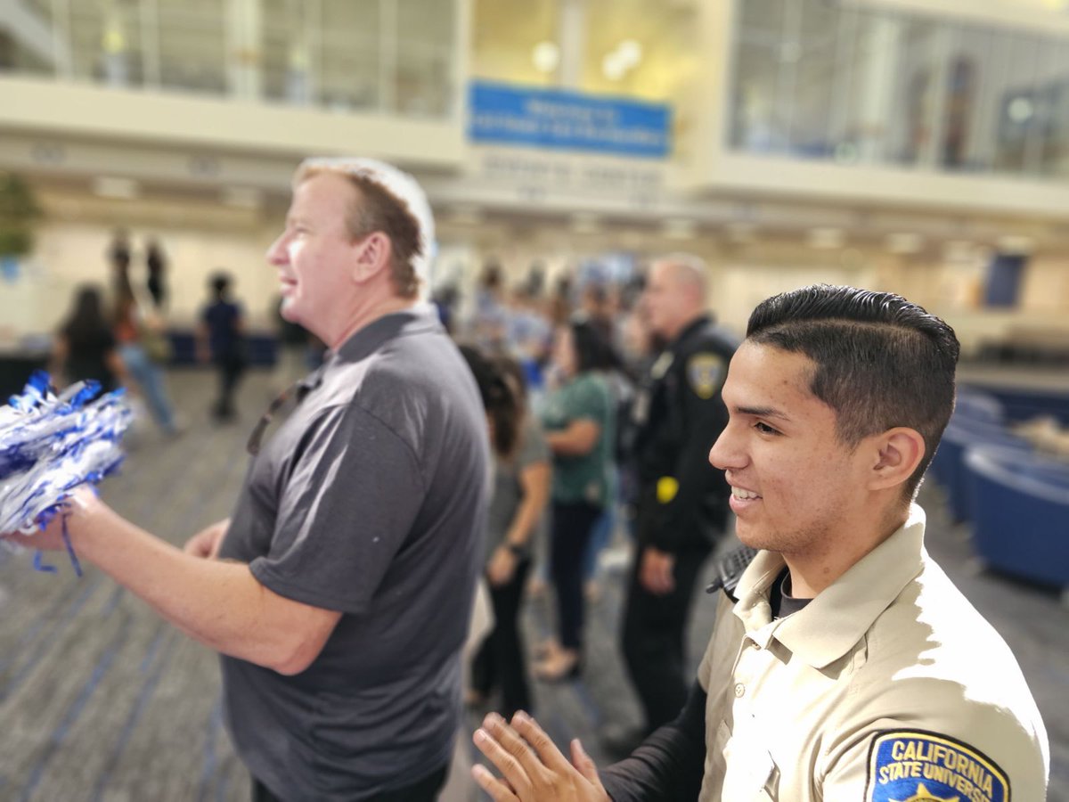 CSUSB_PD's tweet image. #TransferStudentOrientation: Your @CSUSBNews Police and Parking Services team continues to show support and engage students on all cylinders. We value students as this campus is the home of the brightest students! @CSUSB_EM @CSUSBPATS #ChooseCSUSB