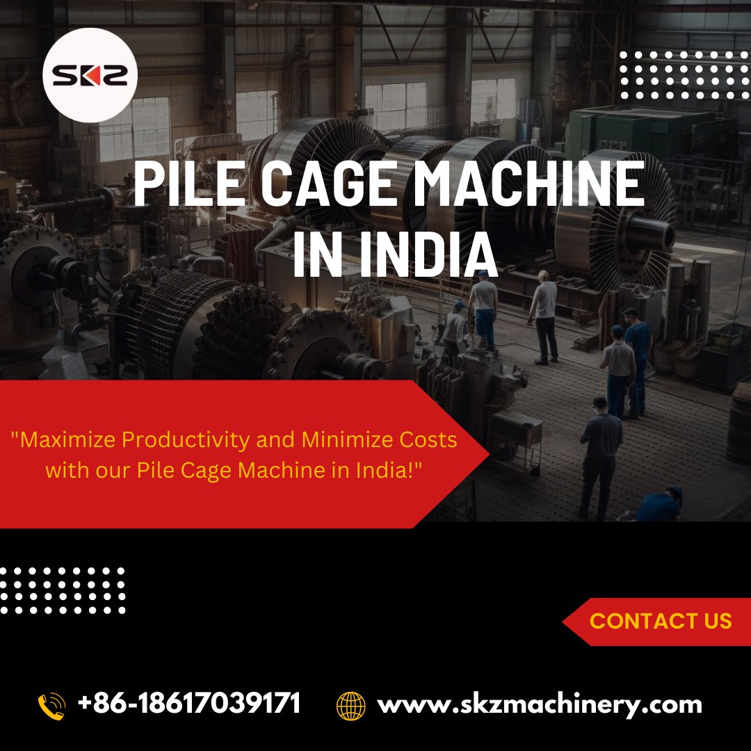 skzmachinery's tweet image. 🏗️ Exciting News! 🌟 Our company, SKZ Machinery, is thrilled to introduce our latest innovation, Pile cage machine in India! 
📱 Phone: +86-18617039171 
🌐 Website: skzmachinery.com
#skzmachinery #bangalore #stirrupmakingmachine #Pilecagemachine #machinery #Construction