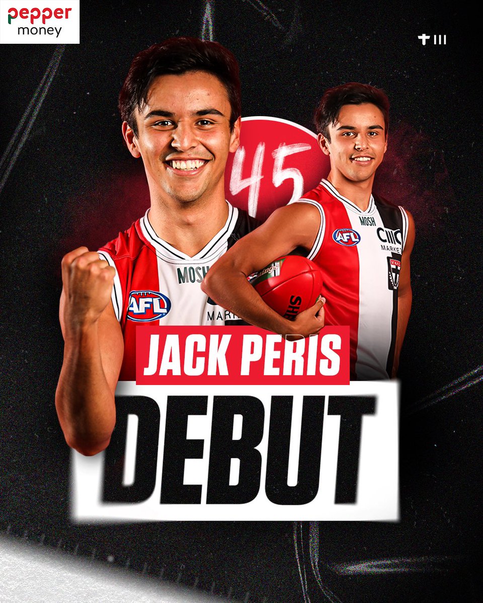 Jack Peris will make his AFL debut on Saturday against the Suns 😇

Onya, Pez!