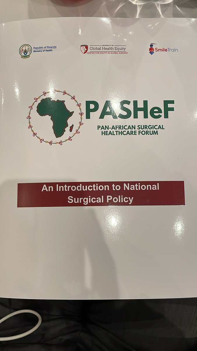 Pan-African Surgical Healthcare Forum, hosted by @ughe_org @Smiletrain and @RwandaHealth about to start. Technical officers from ~40 African Ministries of Health gathering for 2 days in Kigali to discuss surgical healthcare planning and learn from each other.