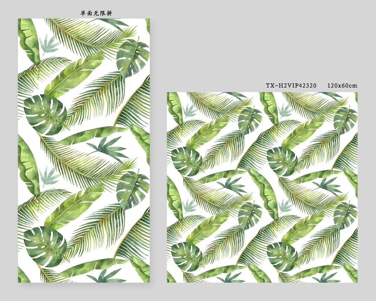 Decal pattern new designs, Plant leaves series, rich and colorful color system, make your house look more interesting. Please kindly contact me for more designs. 
#floor #digitalglazedtile #glossytile #ceramic #decal #plant #leaves #sol #digitalglazedtile #glossytile #céramique