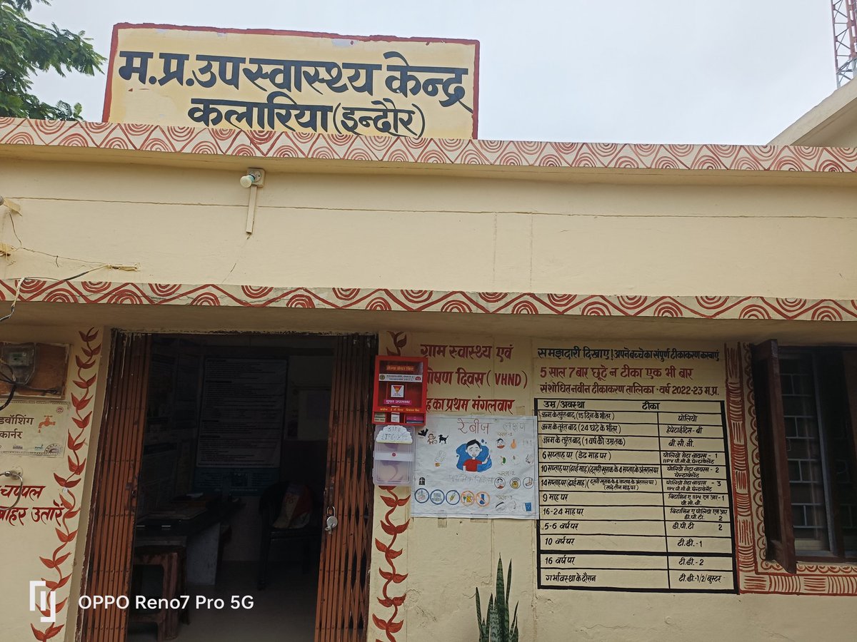 SoniDangi4's tweet photo. #selfcarekit display out side Hwc @ABHWC_MP @AyushmanHWCs @healthminmp @MoHFW_INDIA @USAID_NISHTHA https://t.co/uaLimefpWE