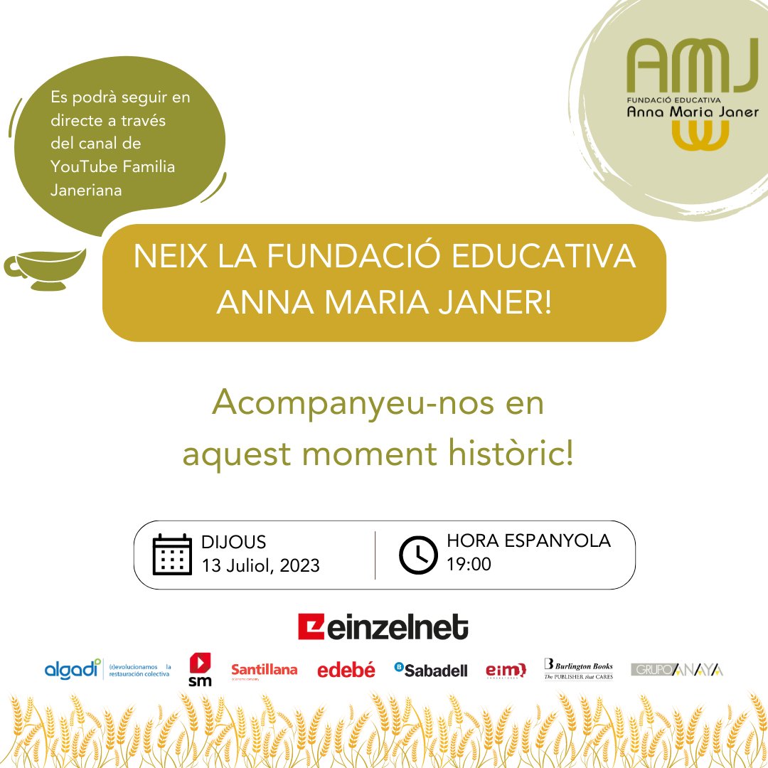 ¡Es HOY! ✨
És avui! 🎉