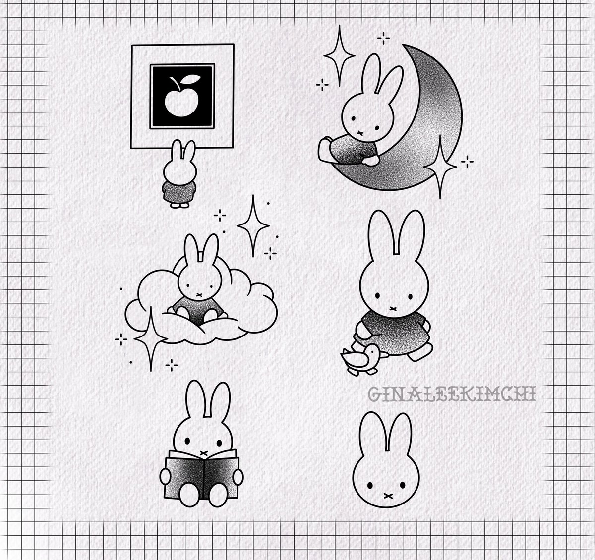 ginaleekimchii's tweet photo. Adopt a Miffy 🐰 If you’d like to give one of these Miffys a home inquire via email at ginaleetattoos@gmail.com ✨ https://t.co/R5aFD82u81
