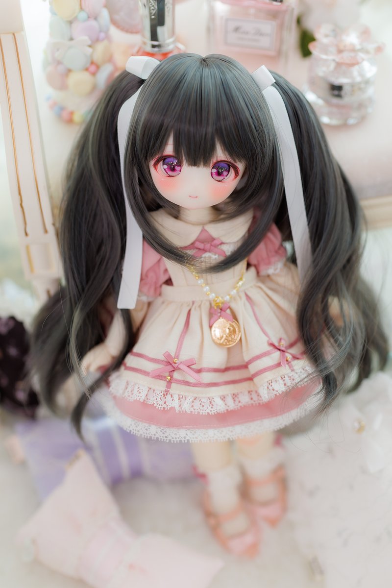 ronronshuka's tweet photo. ツインテールウェー7インチ
フレンチグレー

全色入荷したので撮影して月末のアイドール東京に持参予定です〜！
ふわふわで最高に可愛く仕上がりました〜🩷
7インチはりぼんが白色です〜！
#Tinyfox #RonshukaCouture https://t.co/e05g0Av5Ew