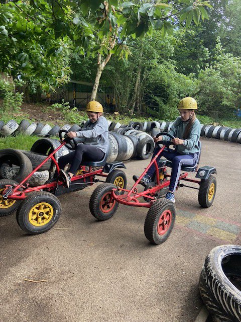 Activities Week ‘23 - Camp. Archery, Axe Throwing, Zip Wires and Go Karting. Another fun day had by all.