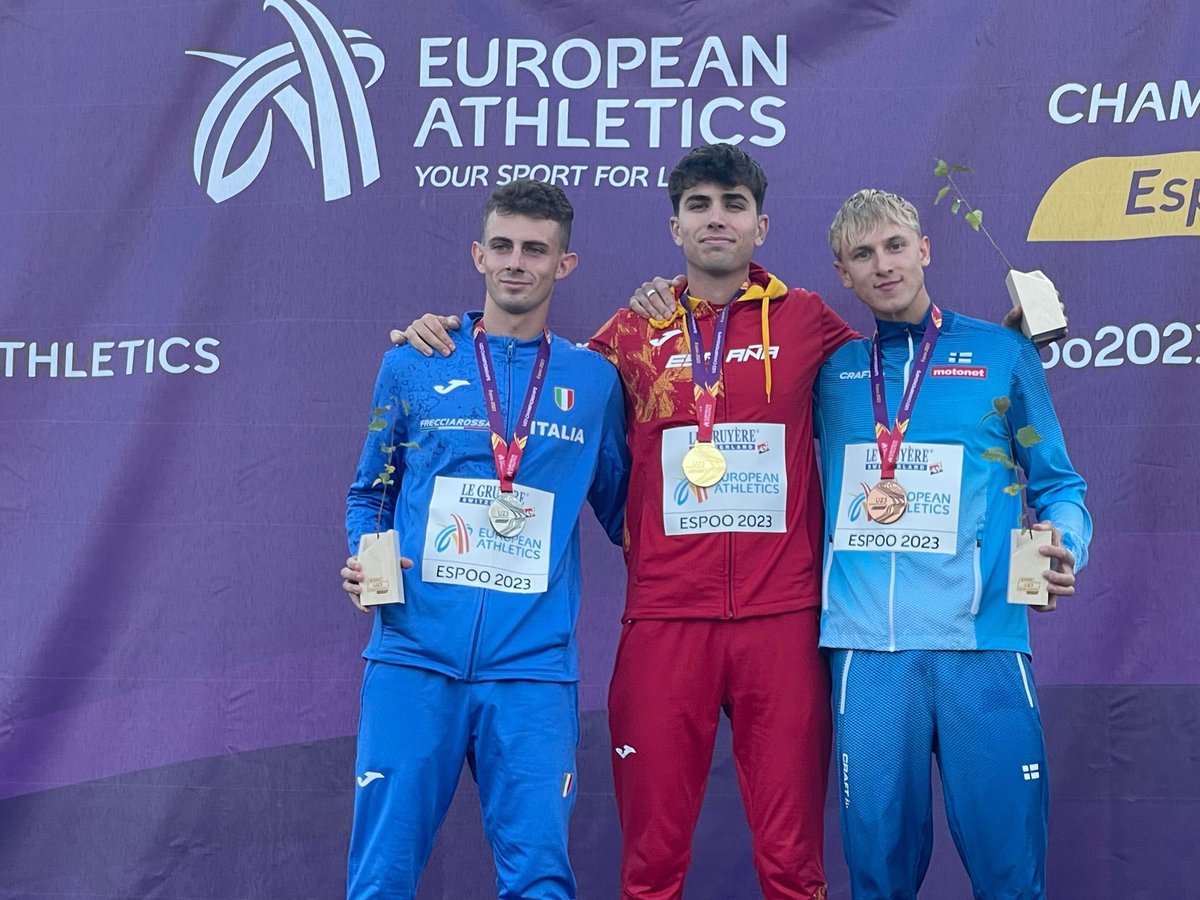 ✨ Tenim un coti 🤫 🥇 d’Espanya sub 23 🥈 subcampió d’Europa per equips 🫢 Millor marca sub 23 10 K 🥈 absoluta 20 K I ara… 🥇 Campió d’Europa sub 23! 1:21:03 El teu any, @PaulMcGrathinho!