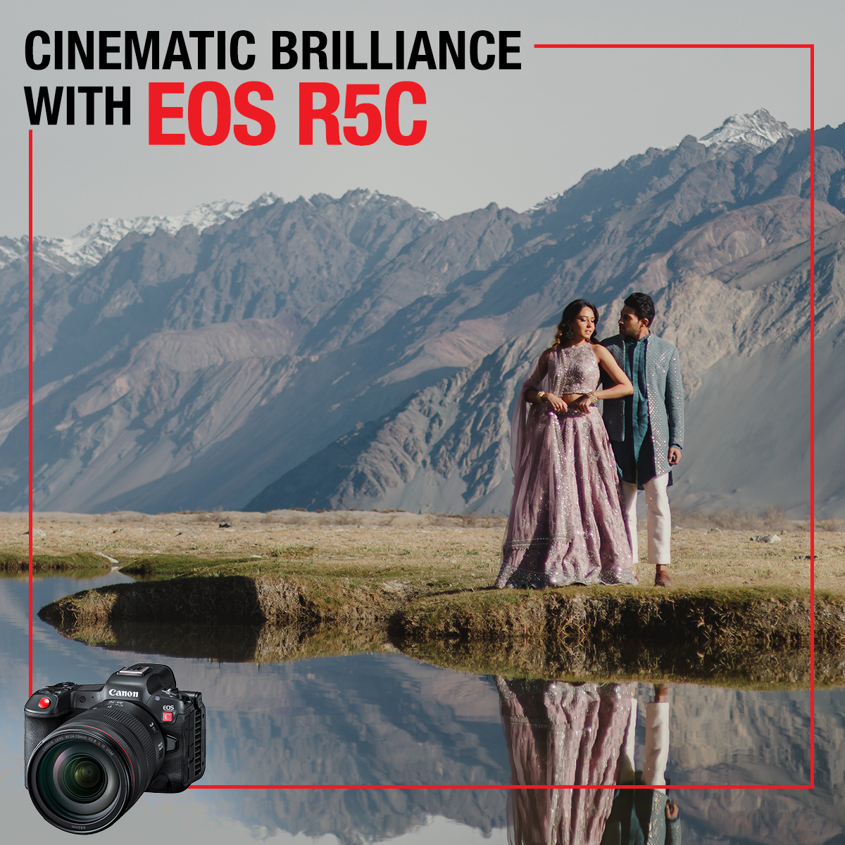 Canon_India's tweet photo. Cinematic Brilliance at your fingertips! 📸👌🏻
Experience the epitome of E05 R5C with 8K RAW video recording, captivating '4K slow-motion @120fps, absolute skin tones, 14 stops of dynamic range performance and much more.

#DelightingYouAlways #CanWithCanon #CanonIndia #CanonEOSR5C https://t.co/xJZZxxxOOh