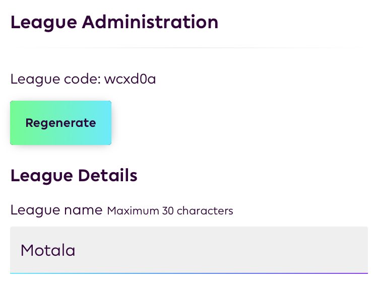 Då va det dags igen! Är du från Motala eller nuvarande Motalabo och lirar Fantasy Premier League? Gå med i ligan så vi blir fler. Förra säsongen var vi 38 pers så målet är att nå 40 strecket.
