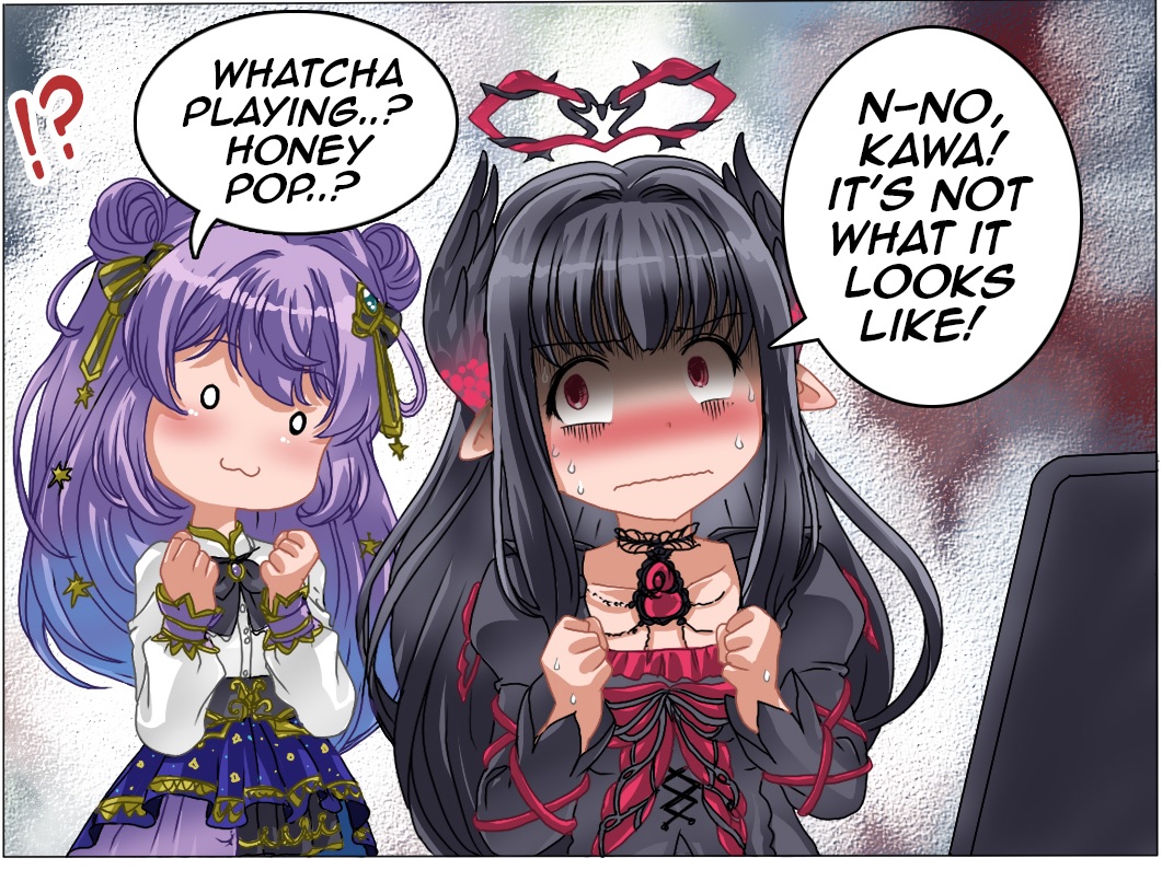 AmbrGlw's tweet photo. Club Amber #12: When No One Is Around
#VTuber #4koma #ClubAmber
Art by: @BlueKittyCh https://t.co/BUFqYp54vd