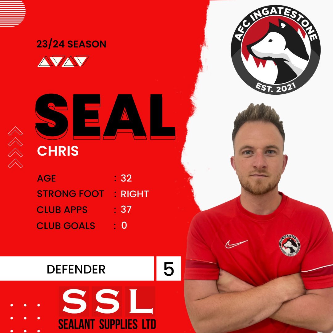 AFCStones's tweet photo. 🔴⚪️ Getting To Know You… 🔴⚪️

@imba_seal 

Name: Chris Seal
Position: CB
Height: 6’3
Nickname: Big Nose/Skipper

🎯 Target
- Challenge for the title
- An injury-free season

🤔 Prediction
- I’ll get injured
- A midtable finish

 #SundayLeague #Chelmsford #Ingatestone #Football https://t.co/8RPuRsTDqr