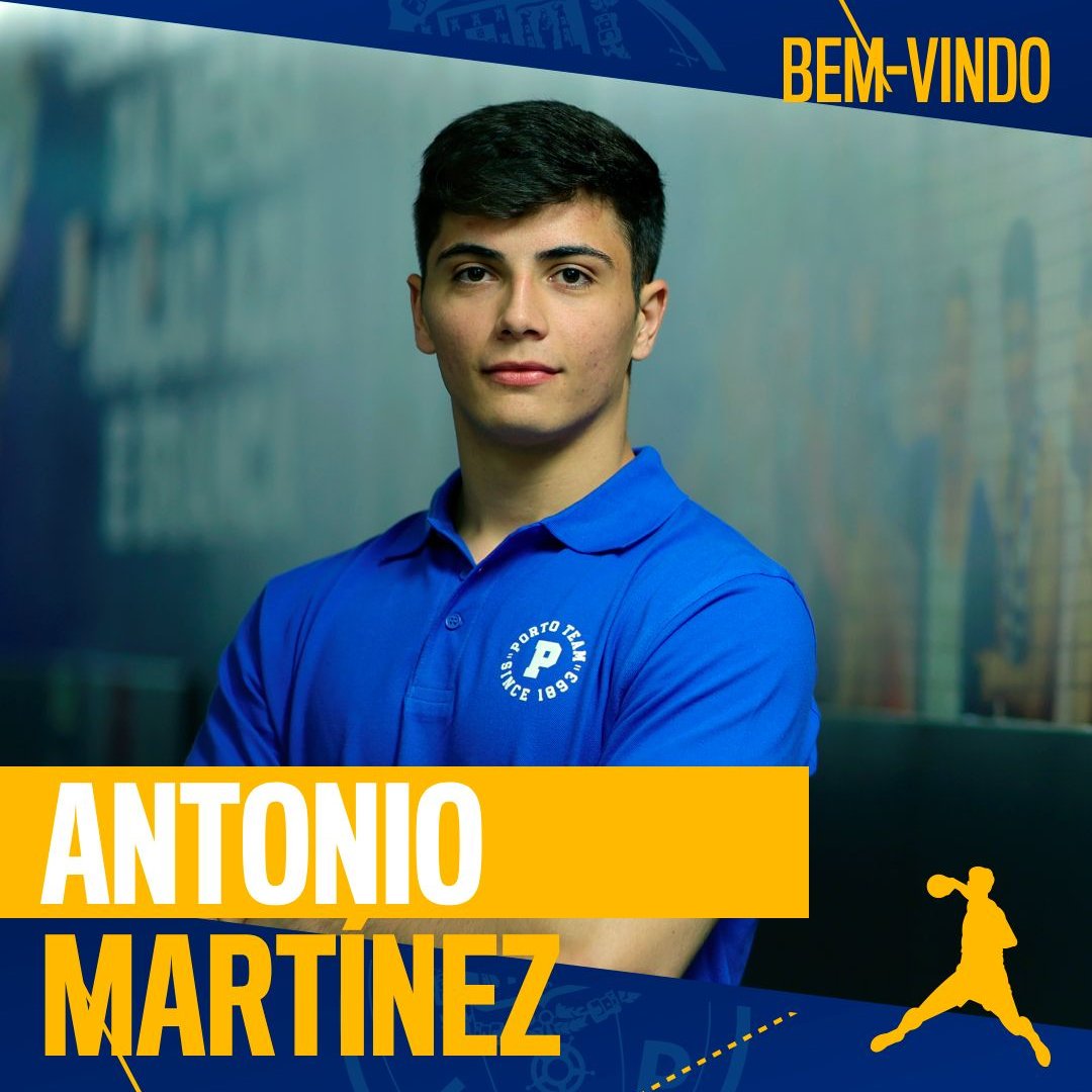 Bem-vindo, Antonio Martínez! 🔵⚪ Bienvenido!

🤾‍♂️Ponta direita
👉20 anos
🇪🇸 Espanha
🔙Clube anterior: Ademar Léon

#FCPortoAndebol #FCPortoSports