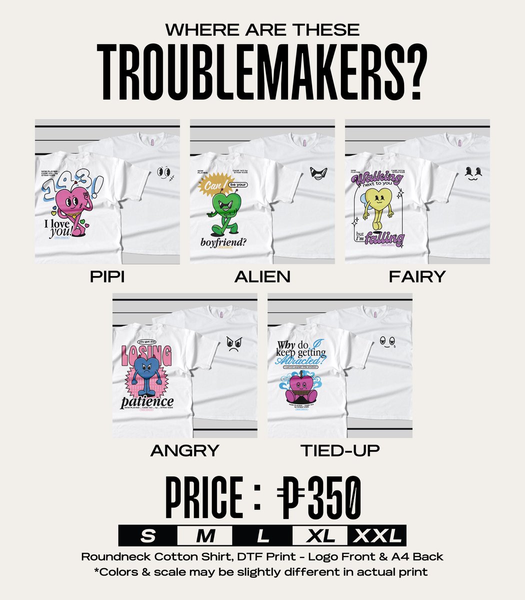 from_03racha's tweet photo. ⛓️🩷 interest check ic 💚🔩

case 143 &amp; maniac world tour inspired shirts !
— all designed by me ~
— price range is ₱350-430*
— check individual mock-ups &amp; samples below ! 

* price depends on size according to supplier :(

⌗ stray kids skz https://t.co/N8aDUwWcms