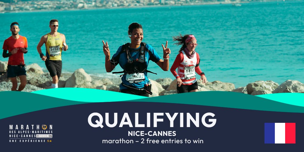 soymaratonista's tweet photo. Participa en el "#viRACE Qualifying Marathon Nice - Cannes" y, con un poco de suerte podrás ganar un lugar de salida para el Marathon Nice - Cannes @Marathon_06 el 5 de noviembre de 2023. Hasta el 30 de julio regístrate en: https://t.co/VOx213DQ7h https://t.co/GLbFKIH2Hp