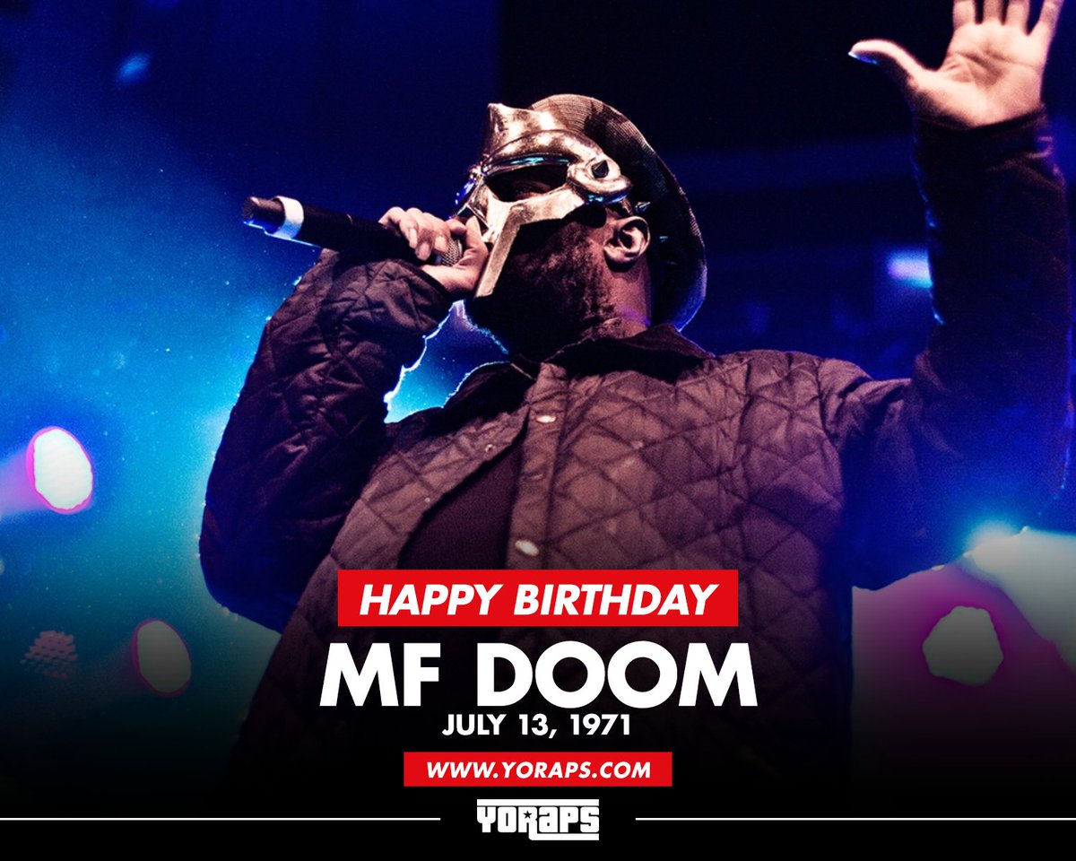 🎊🍾 #HAPPYBIRTHDAY: #MFDOOM (#July13, 1971, #London, #England)
------------------
🖥 VISIT US: yoraps.com
📀 MUSIC FEATURE: bit.ly/40yAWm2
🎧 INTERVIEW FEATURE: bit.ly/3N4jqmB