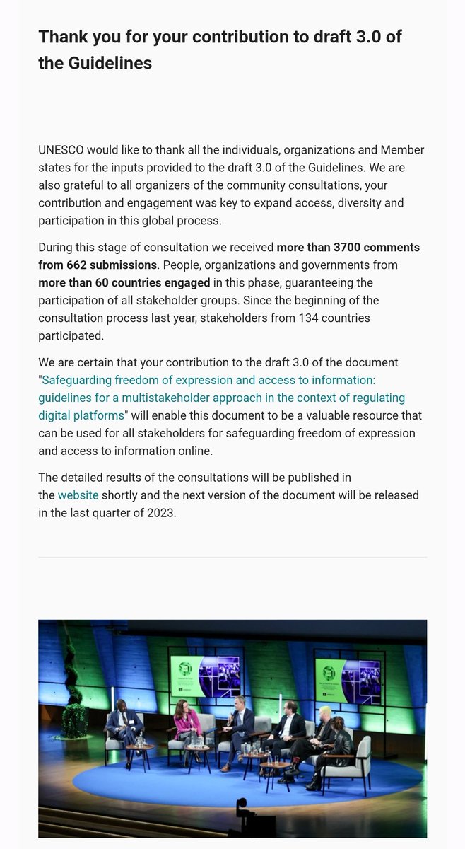 XpedientSolut's tweet photo. To all those who took part in the Community Consultations. Follow the #InternetforTrust hashtag so you don't miss out on the progress of the Document, Guidelines for Regulating Digital Platforms. Also follow the @UNESCO page!!!! https://t.co/NkYzNnCJWk
