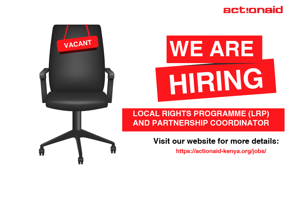 📢We are Hiring! ☑️Local Rights Programme (LRP) and Partnership Coordinator. To apply, click on this link👉actionaid-kenya.org/job/local-righ… The deadline is 27th July 2023. #CareerOpportunities #IkoKaziKE #Careers #Jobs
