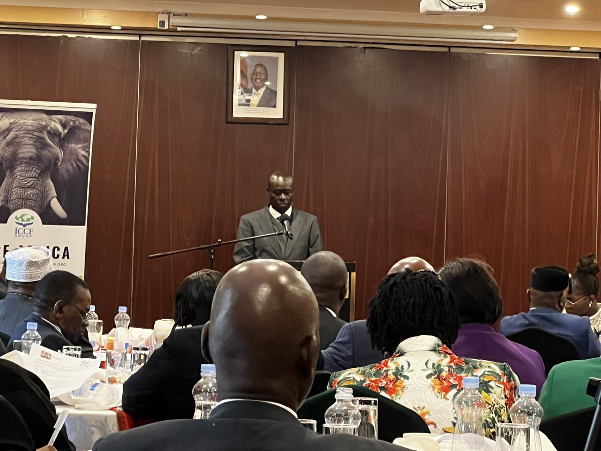 At the launch of the Parliamentary Conservation & Climate Change Caucus and Strategic Plan for Climate Action & Environmental Sustainability by the Deputy-President of the Republic of Kenya, His Excellency Rigathi Gachagua

#NSSCJ3 
#ClimateJusticeSchool
@PACJA1 
@mithika_mwenda