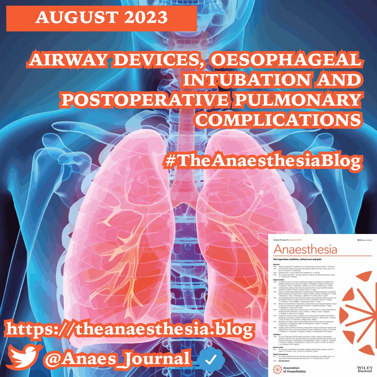 Anaes_Journal's tweet image. 🔓&quot;No discussion of the need to avoid unrecognised oesophageal intubation is complete without mention of videolaryngoscopy, and this month we have two important new papers.&quot;

New #TheAnaesthesiaBlog for August👇

🔗theanaesthesia.blog/2023/07/13/air…