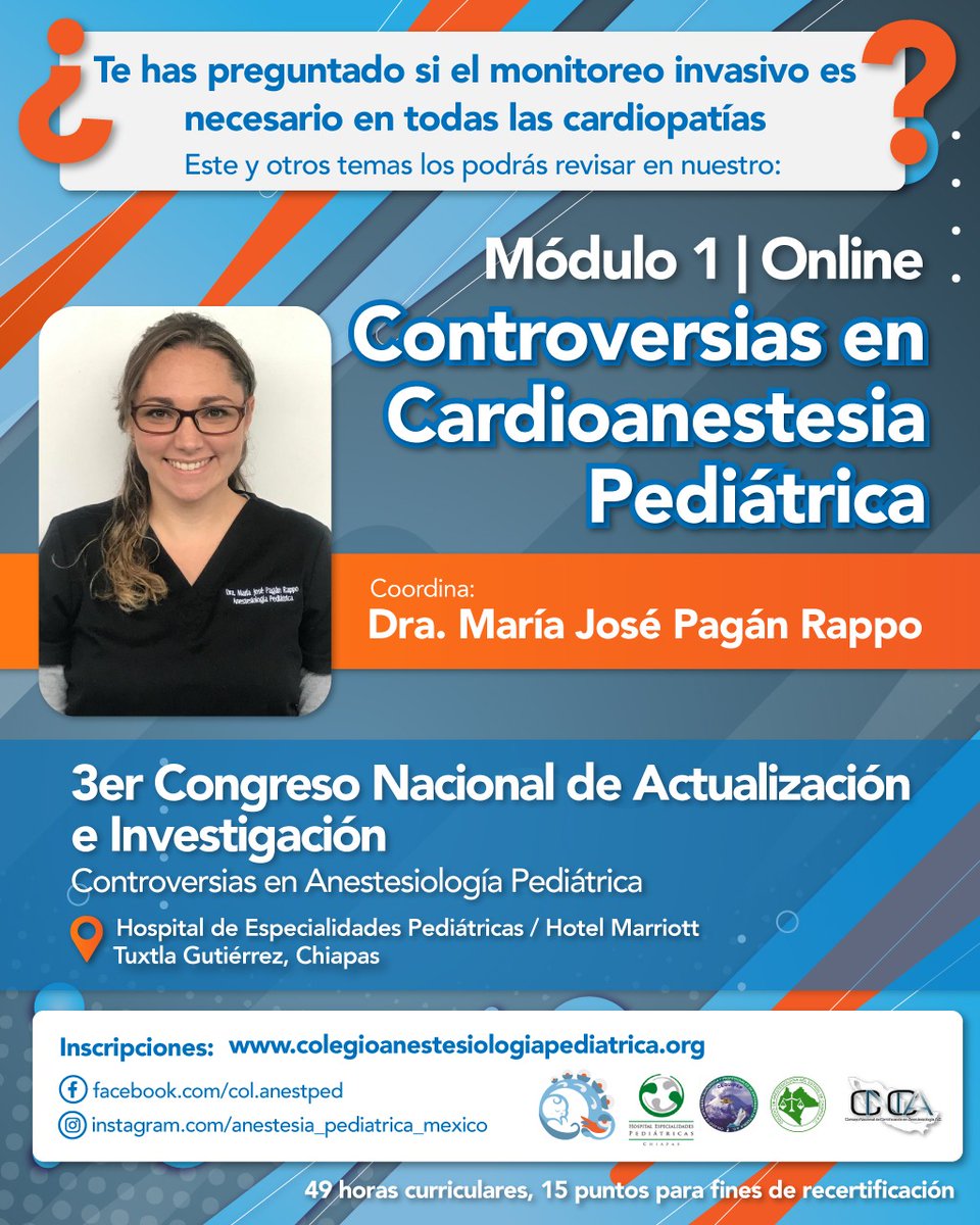 arahito75's tweet photo. La Dra. María José Pagan Rappo reúne extraordinarios ponentes sobre el tema de controversias en el paciente pediátrico con cardiopatia
https://t.co/x1CPSN1mb9
@DePediatrica @alexanestesio07 @PedsAnesNet @PedsCardiacAnes @PediAnesthesia @EmergencyPed https://t.co/ypfQDvI914