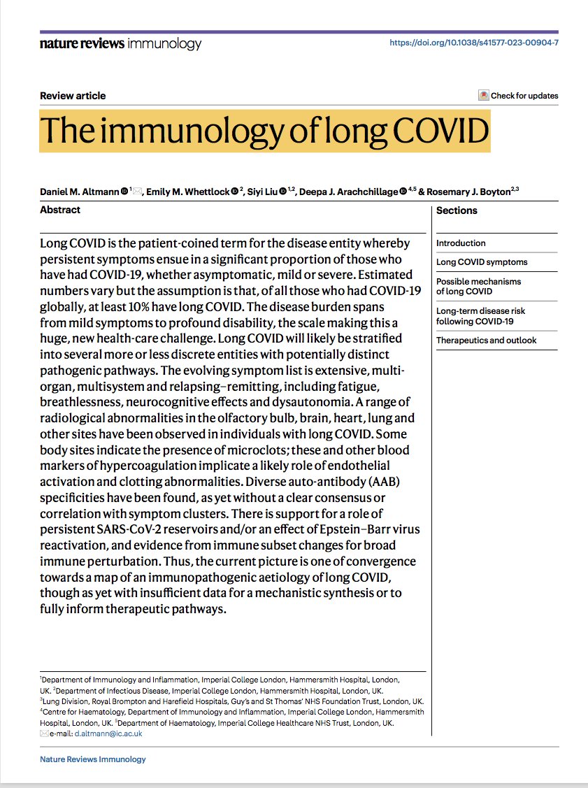 gorka_orive's tweet photo. La última revisión científica sobre la COVID19 larga o long covid. Afecta a 400 millones de personas en el mundo que padecen síntomas multi-orgánicos. Os resumo en este hilo algunas de las últimas evidencias conocidas sobre la enfermedad. 
Agradezco RT.
https://t.co/RNjpz46yNs https://t.co/NyKYLBXywC