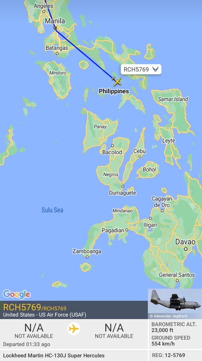 Oceanworldfree's tweet image. 🇺🇲USAF RCH5769 12-5769 #AE54D2

#SanBernardinoStrait, #ChokePoints

Lockheed HC-130J Hercules