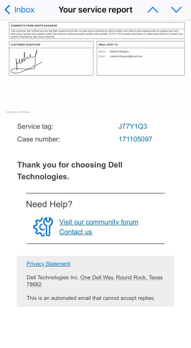 Pevendra_Poriha's tweet photo. Shailendra Tiwari ji ordered online @Dell @Dell_IN Laptop Model Ryzen 5Hexa Core from @Flipkart @flipkartsupport, after about 8/9 months its screen stopped working, after talking to call center the engineer was called who allegedly fixed it but like  Tried to use it, https://t.co/8UhbJ8wSQP