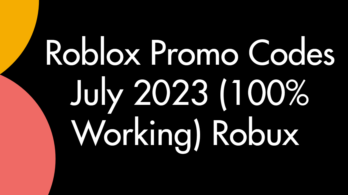 Roblox Promo Codes November 2023 - Free Robux on X: {100% Working} Roblox  Promo Codes - September 2023 #Robloxpromocodes and how to redeem them 2023   The latest Roblox promo codes in