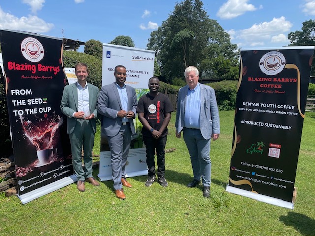 More young Kenyans are discovering the great potential of coffee production. Young Kenyans like <a href="/BlazingBarry/">Barry Nadirah</a>’s who ensures you get great coffee from seed to cup. We had a good coffee moment with these trailblazers!