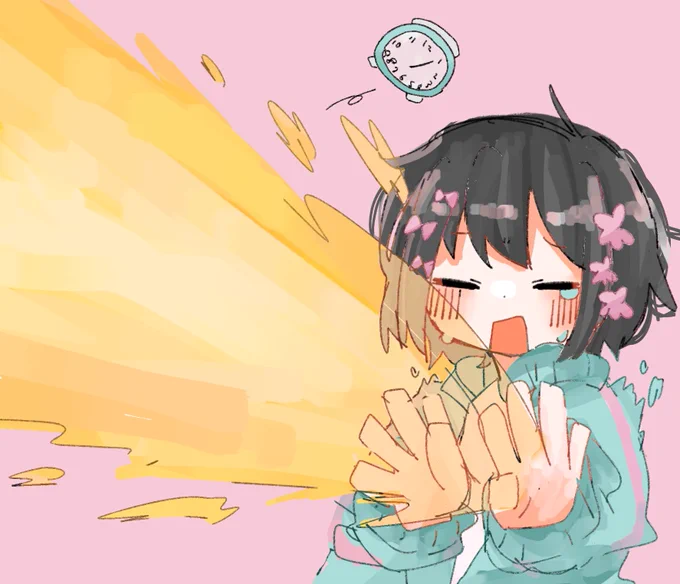 化石になっちまえよビーム   #IyowaGirlsDraw