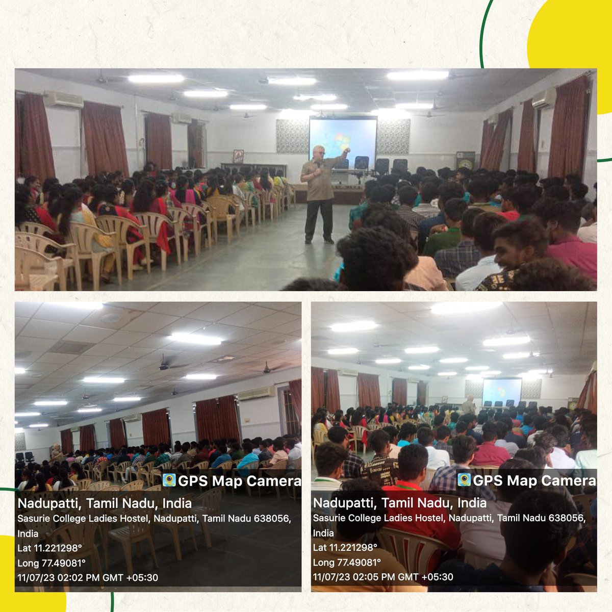 The Student Development Programme at Sasurie College of Arts & Science was a grand success. The Chief Guest Dr. G. Uma Shanker, Development Consultant, Tirupur, conducted an interactive workshop with the students.
#studentlife #program #developmentprogramme #sasurieinstitutios
