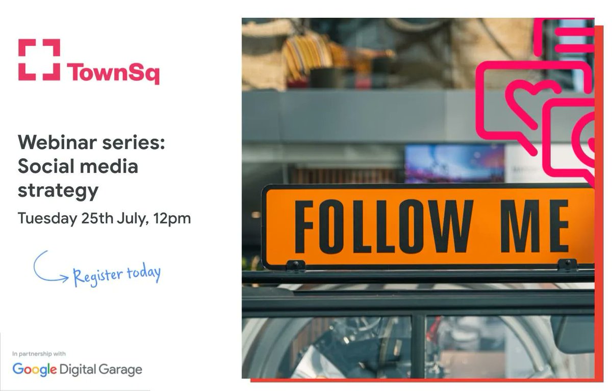 Improve your business’s digital presence with free live webinar training from <a href="/GoogleUK/">Google UK</a>’s #DigitalGarage. 

On 25th July, Google Digital Garage are hosting a Social Media Strategy workshop.

Register here: buff.ly/3ojPHMz