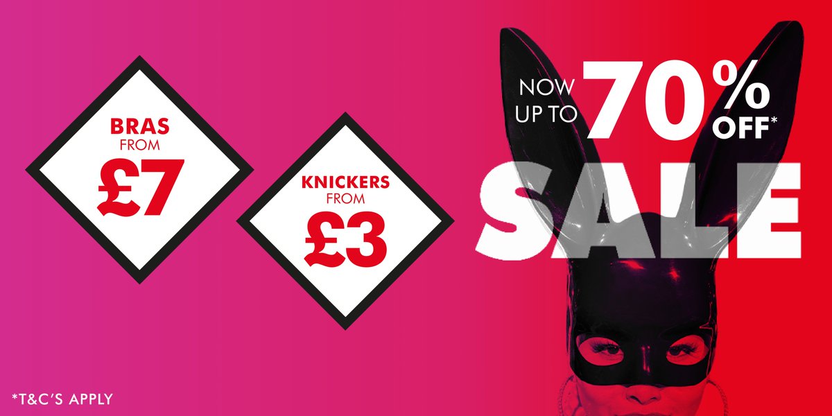 Discover irresistible bras from £7 and stunning knickers from £3, with our jaw-dropping discounts up to 70% off 👀

Don't miss out on these scorching deals ☀️

spkl.io/60124iinI