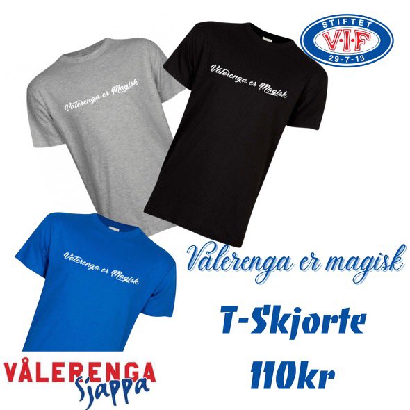 Gårsdagen var magisk, Vålerenga ER magisk 😍💙❤️

🔗 sjappa.no/products/valer…