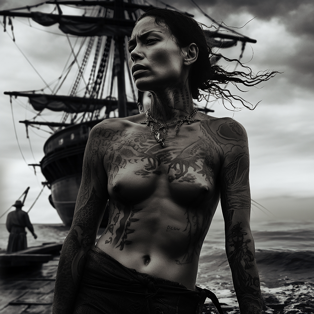 GM friends🌧️
It is a dark rainy day. It is also a day when I want to go out to the ocean on a pirate ship.