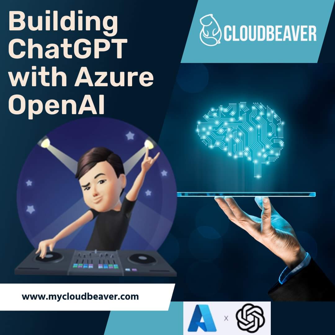 TheCloudbeaver's tweet photo. Check out the beta release of Chat GPT built by Cloudbeaver using Azure Open AI. We have customised this with our data. 
https://t.co/8uWtMZ41BO

#AzureOpenAI 
#gpt35turbo 
#CustomGPT
#TheCloudbeaver https://t.co/jKkgcfcuJN