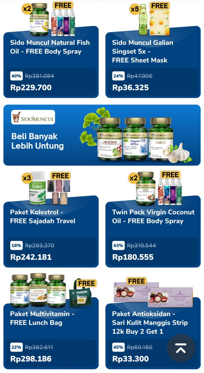 Kikiilham07's tweet photo. SIDOMUNCUL lagi banyak promo, ayo gercep. 💨
https://t.co/nHgp68auwB https://t.co/p1BOr8vkvy