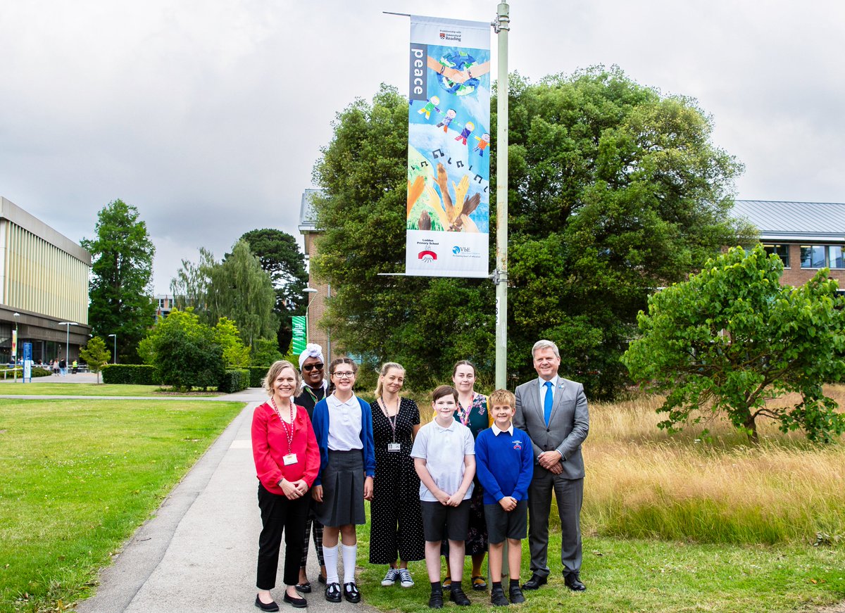 Values banner launch at University of Reading. Thank you to the university for your warm welcome. Further information about how you can visit the values based banner trail, this summer, will follow in the next few days. @ValuesUK @vbezone @UniRdg_Classics