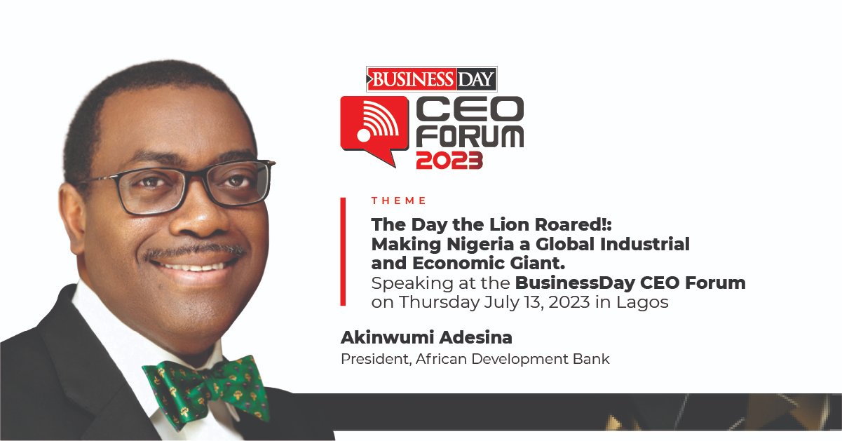 African Development Bank Group on Twitter "TUNE IN NOW BusinessDayNg