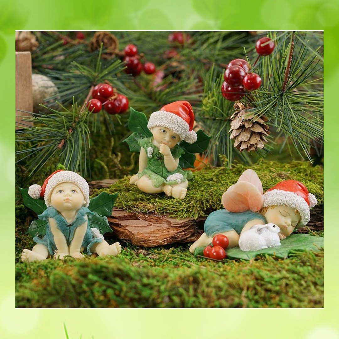 Affiliate link here (Amazon): https://t.co/tZFB4BCPTs
Visit our blog here: https://t.co/icrOJKpgOu

Miniature Garden and Terrarium Christmas Fairy Baby Figurine. 

#teeliesfairygarden #christmasinjuly #christmas #miniatures #fairybaby #fairygarden https://t.co/vG9pDCzlgL