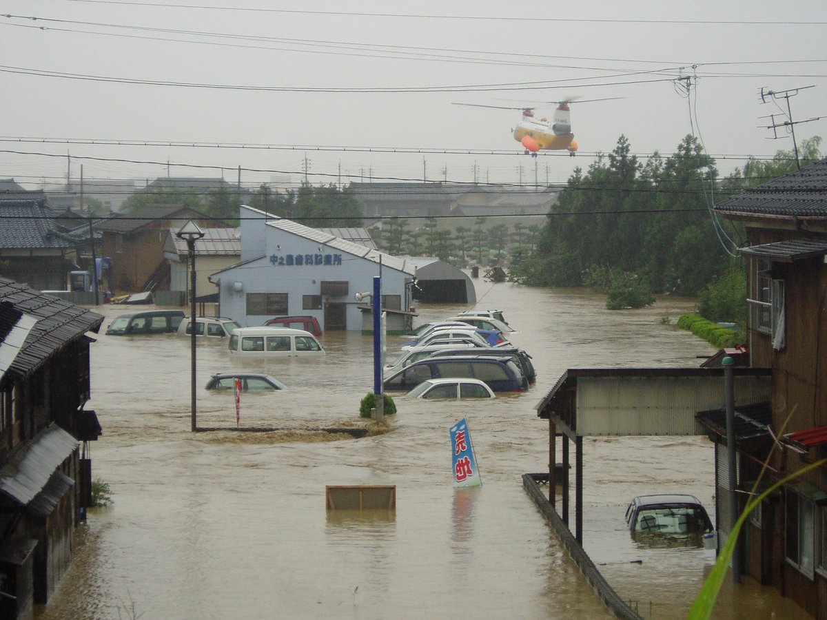 今日は、平成16年(2004年)7月13日に発生した新潟・福島豪雨から19年に